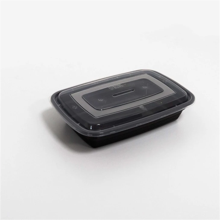 Plastic Lunch Boxes with Lids - Ideal for Disposable Cutlery Sets (5)